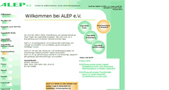 Desktop Screenshot of alep-ev.de